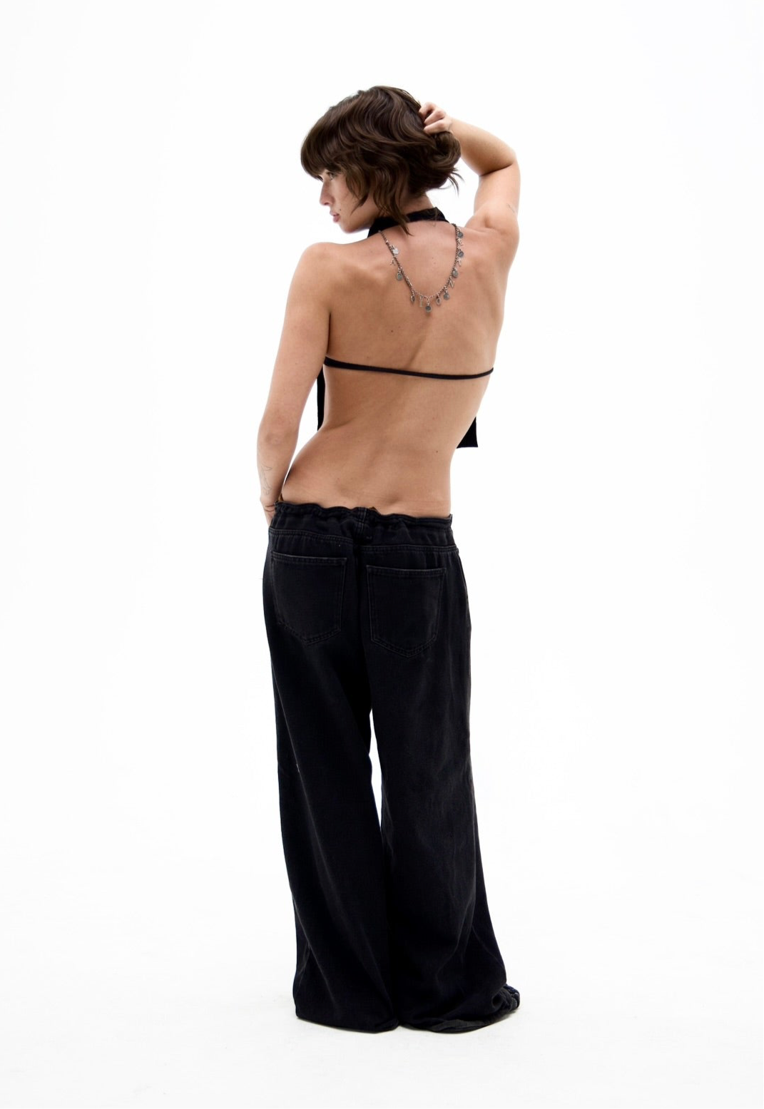 Backless Halter Top