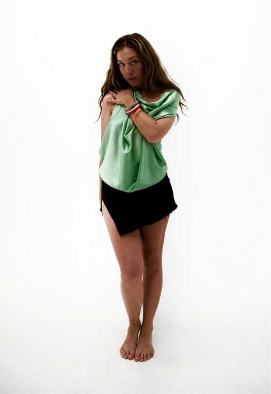 Silk Halter Top
