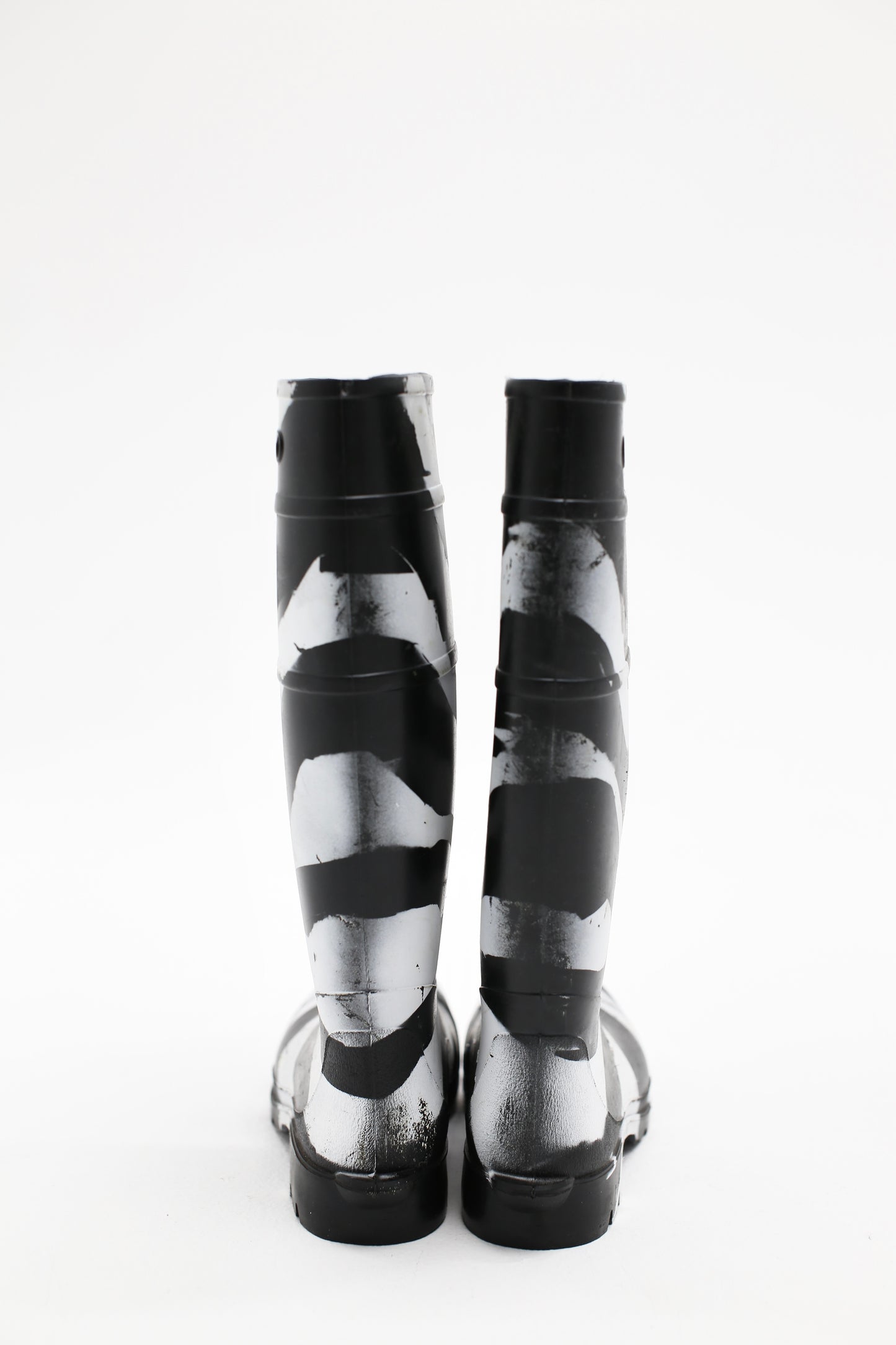 Hand Painted Zebra Rain Boot