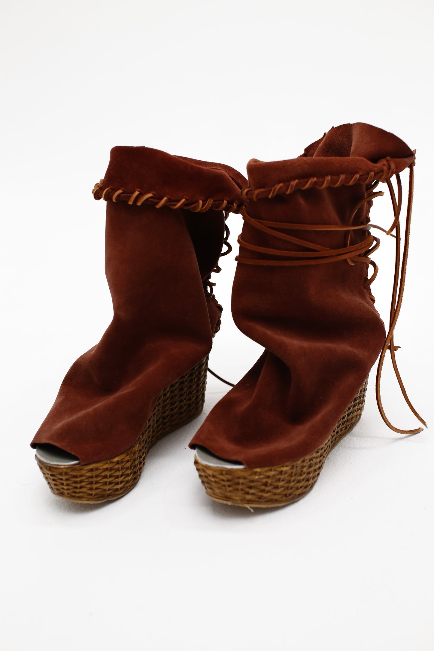Suede Wedge