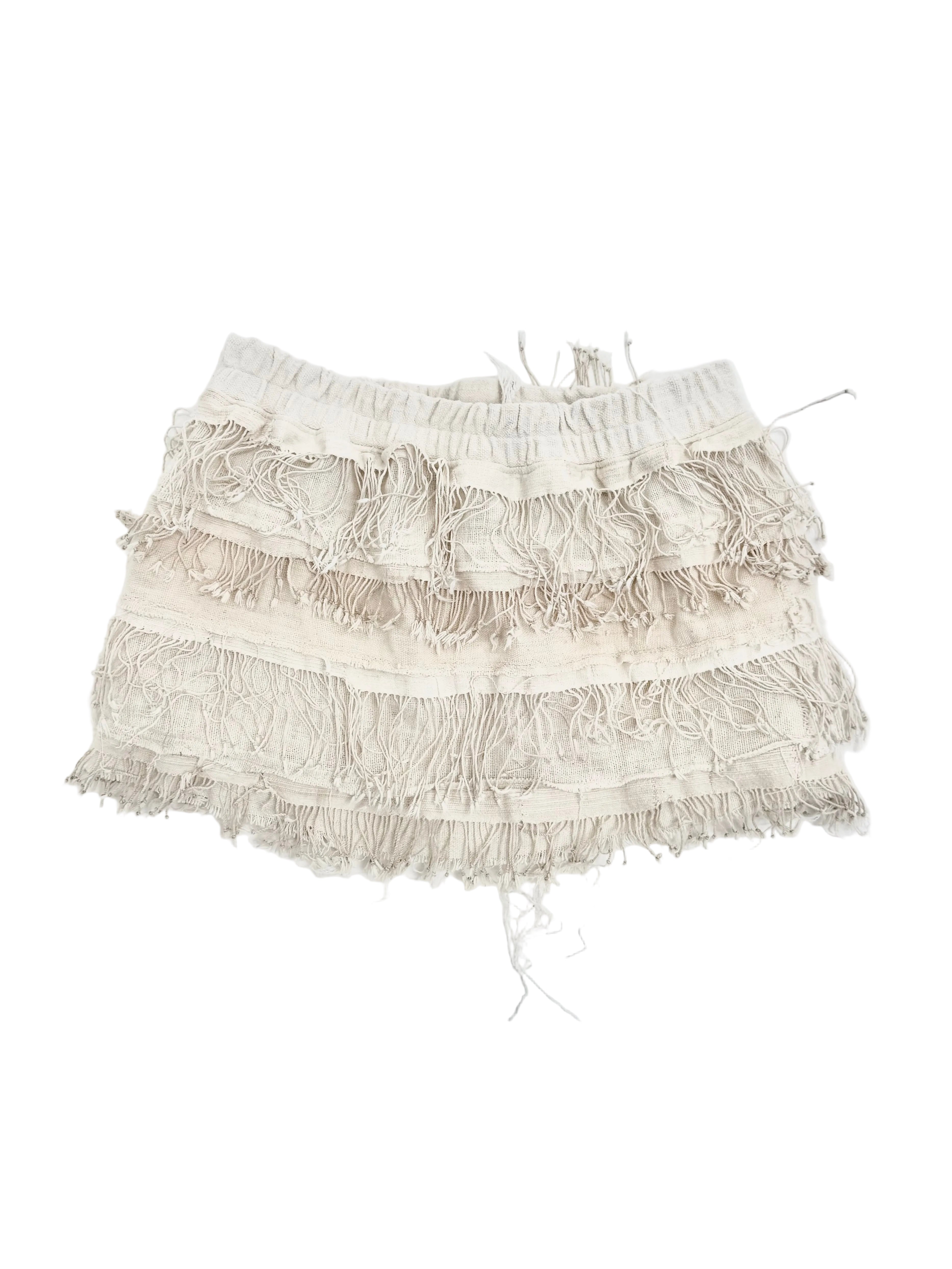 Tasseled Mini Skirt