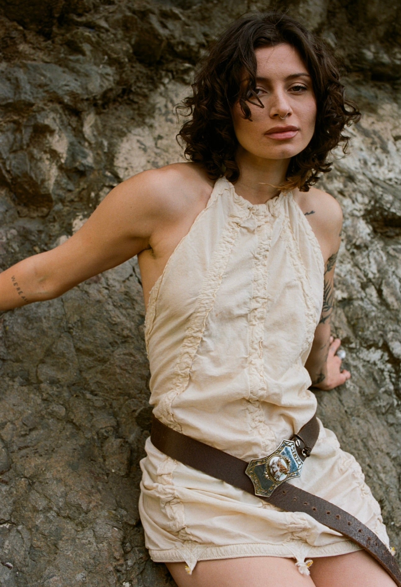 Parachute Halter Top Dress