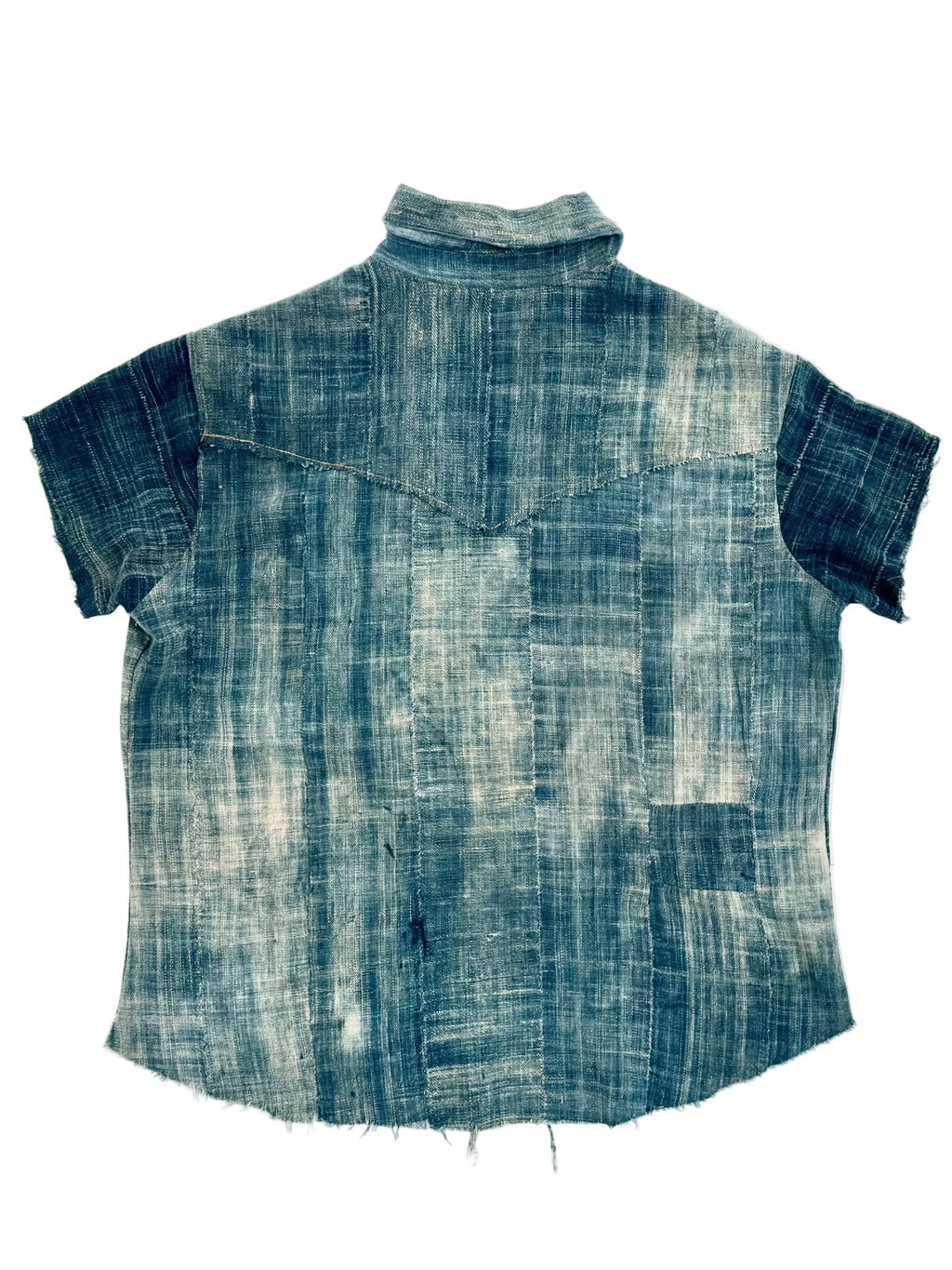Indigo Dyed Cotton Button up