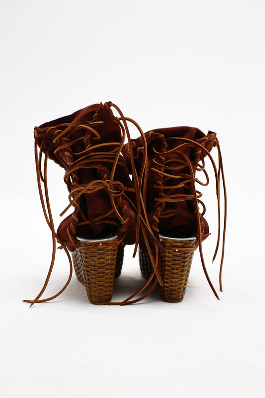 Suede Wedge