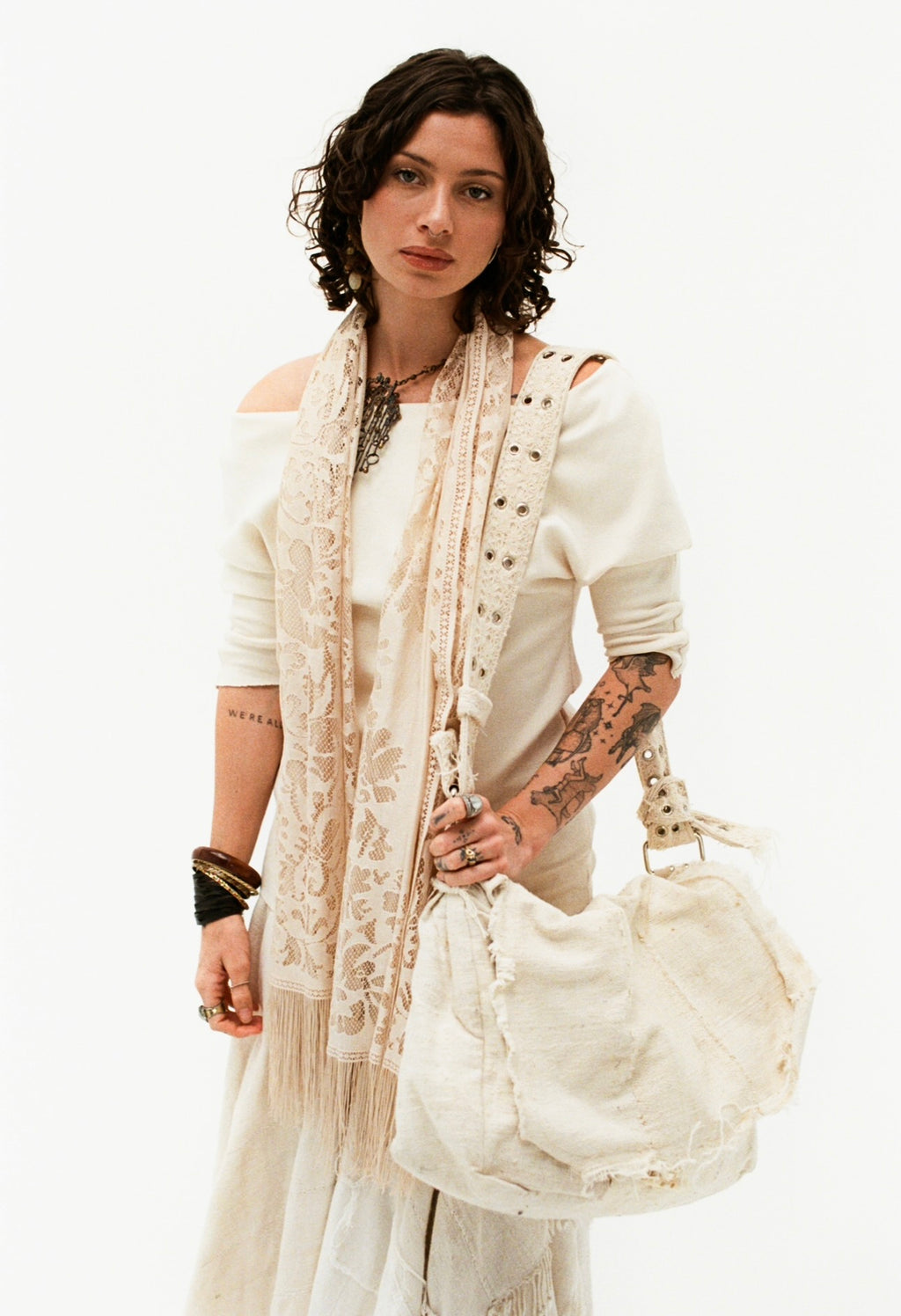 Hand Woven Cotton Messenger Bag