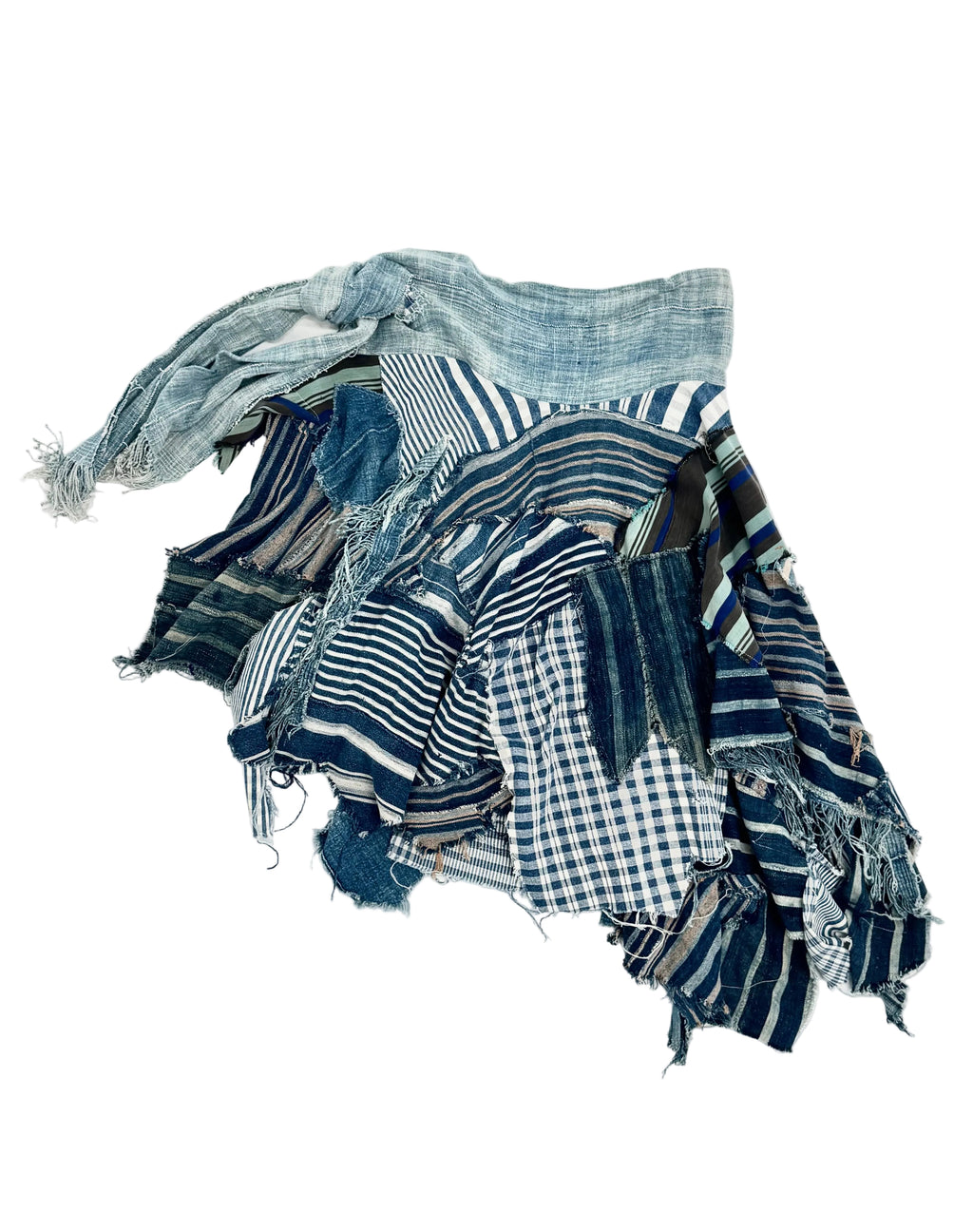 Patchwork Wrap Skirt