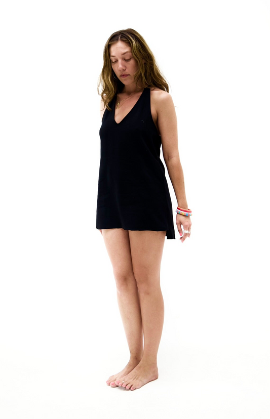 Cotton Halter Dress