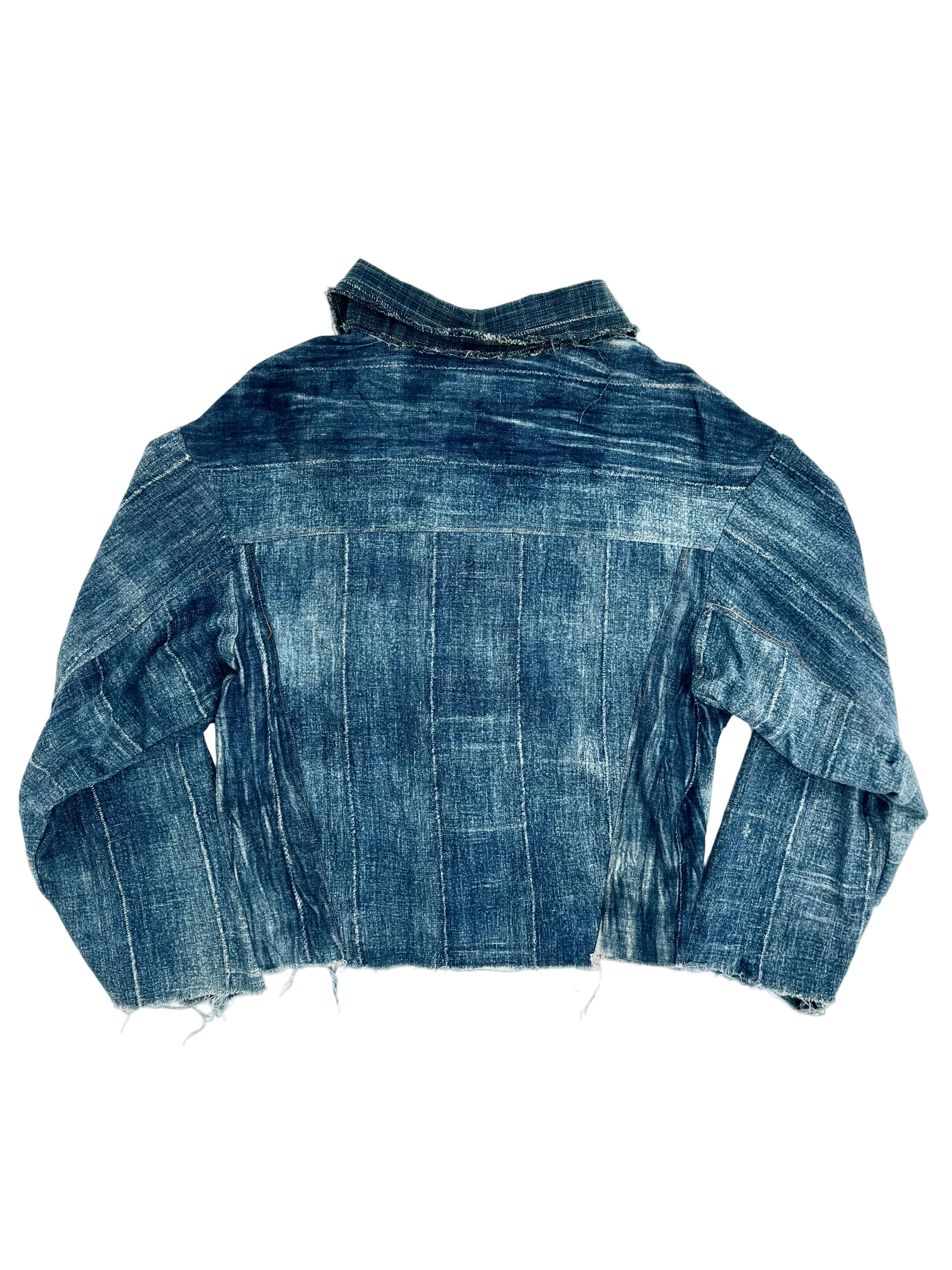 Indigo Dyed Cotton Jacket