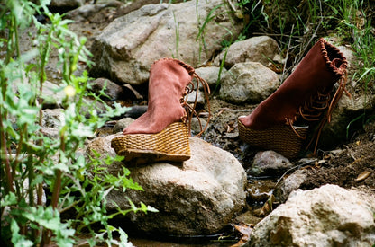 Suede Wedge