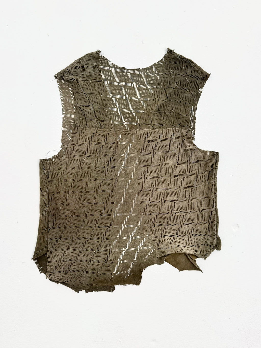 Perforated Suede Vest