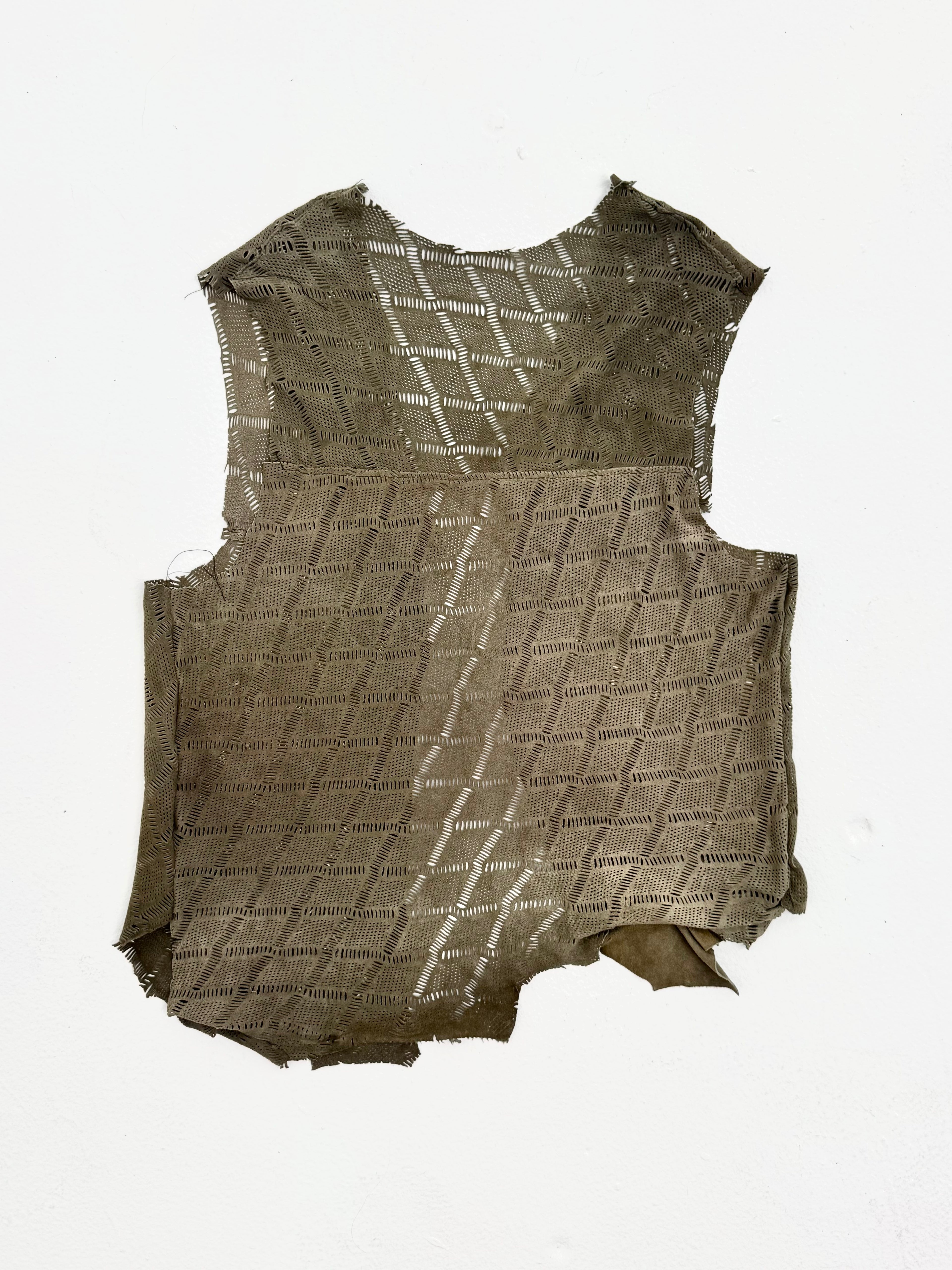 Perforated Suede Vest