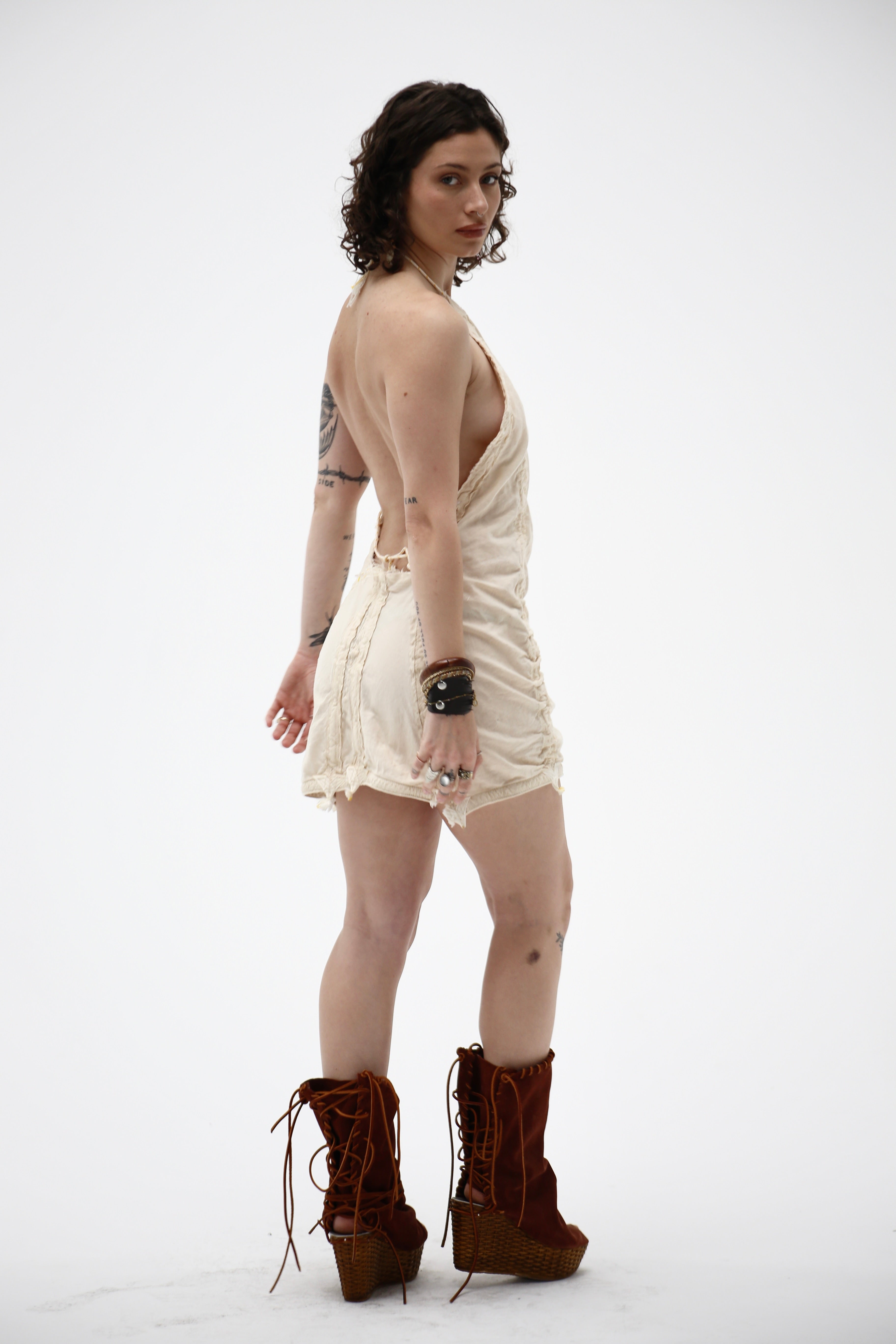 Parachute Halter Top Dress