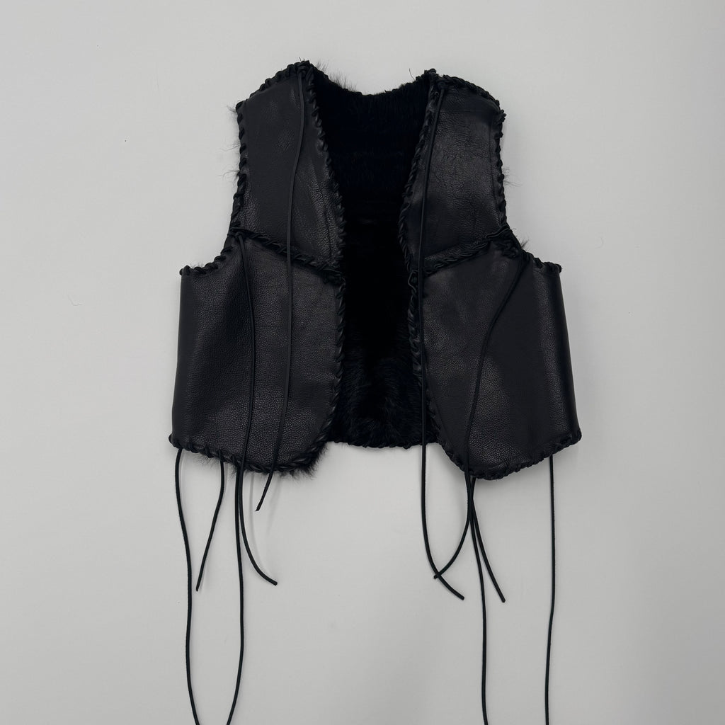 Reversible Leather vest