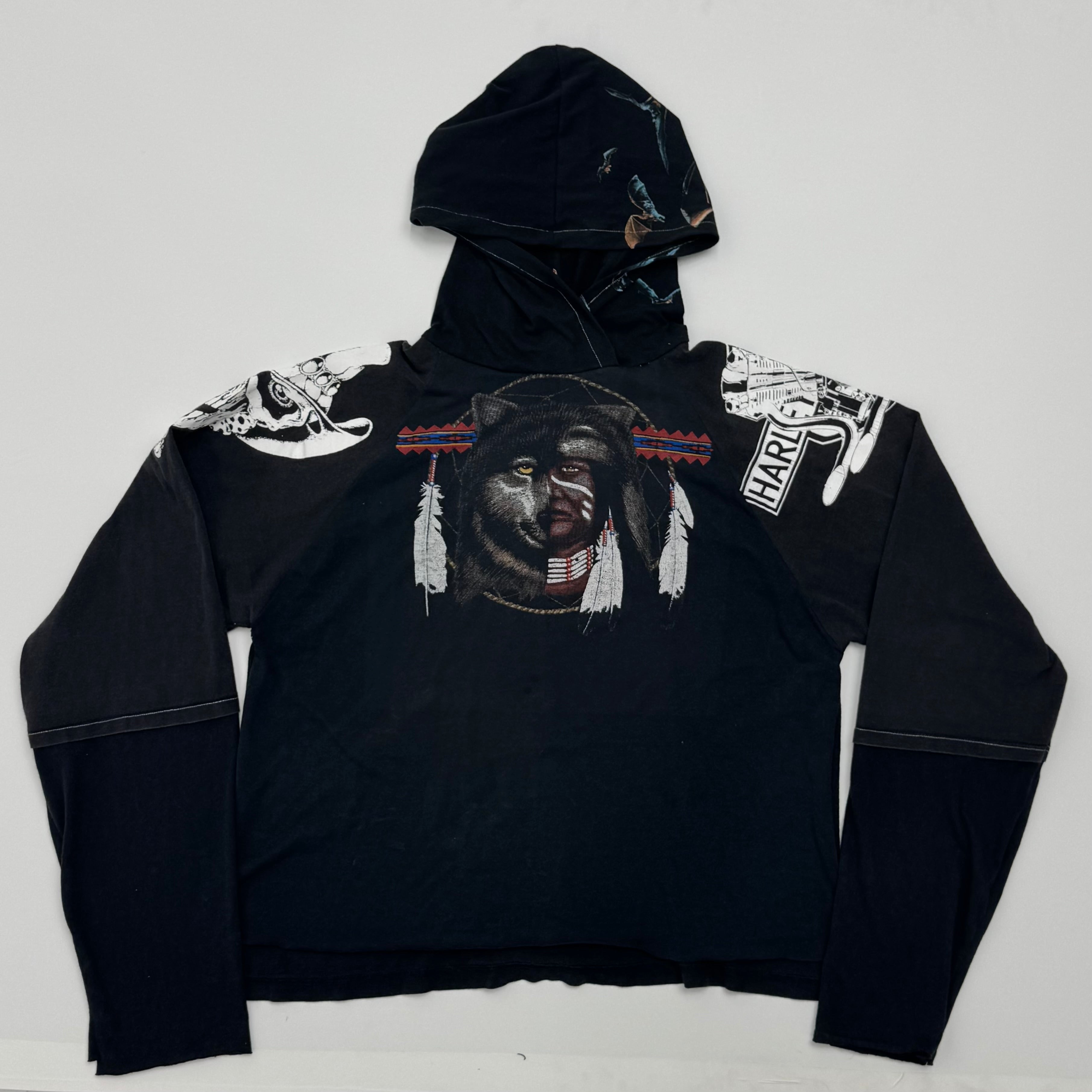 Graphic Tee Hoodie