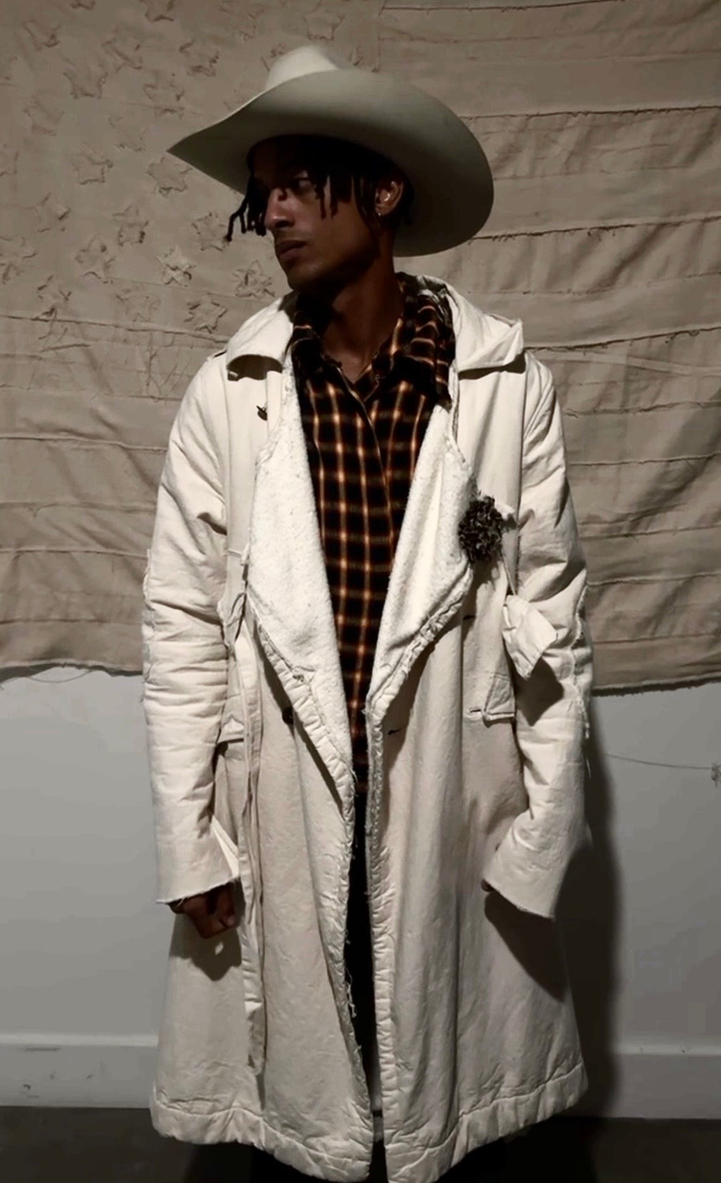 Hand Woven Cotton Button Up