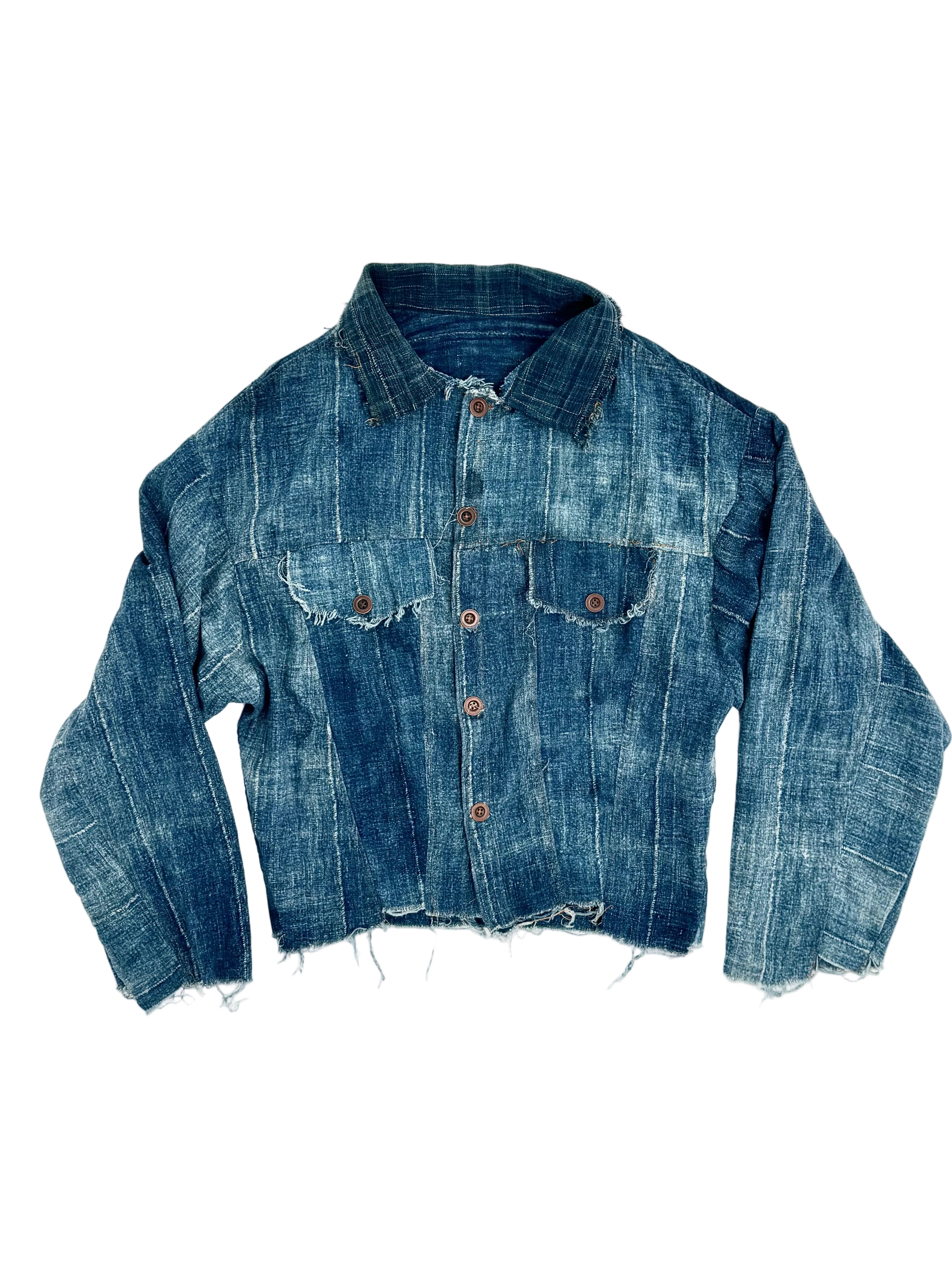 Indigo Dyed Cotton Jacket