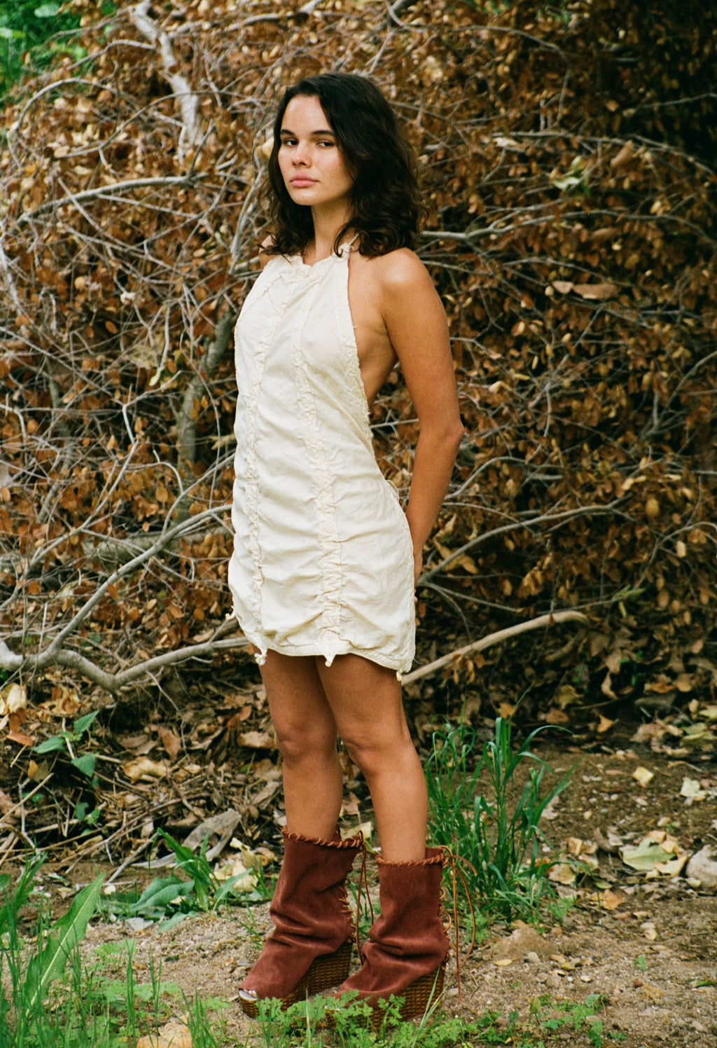 Parachute Halter Top Dress