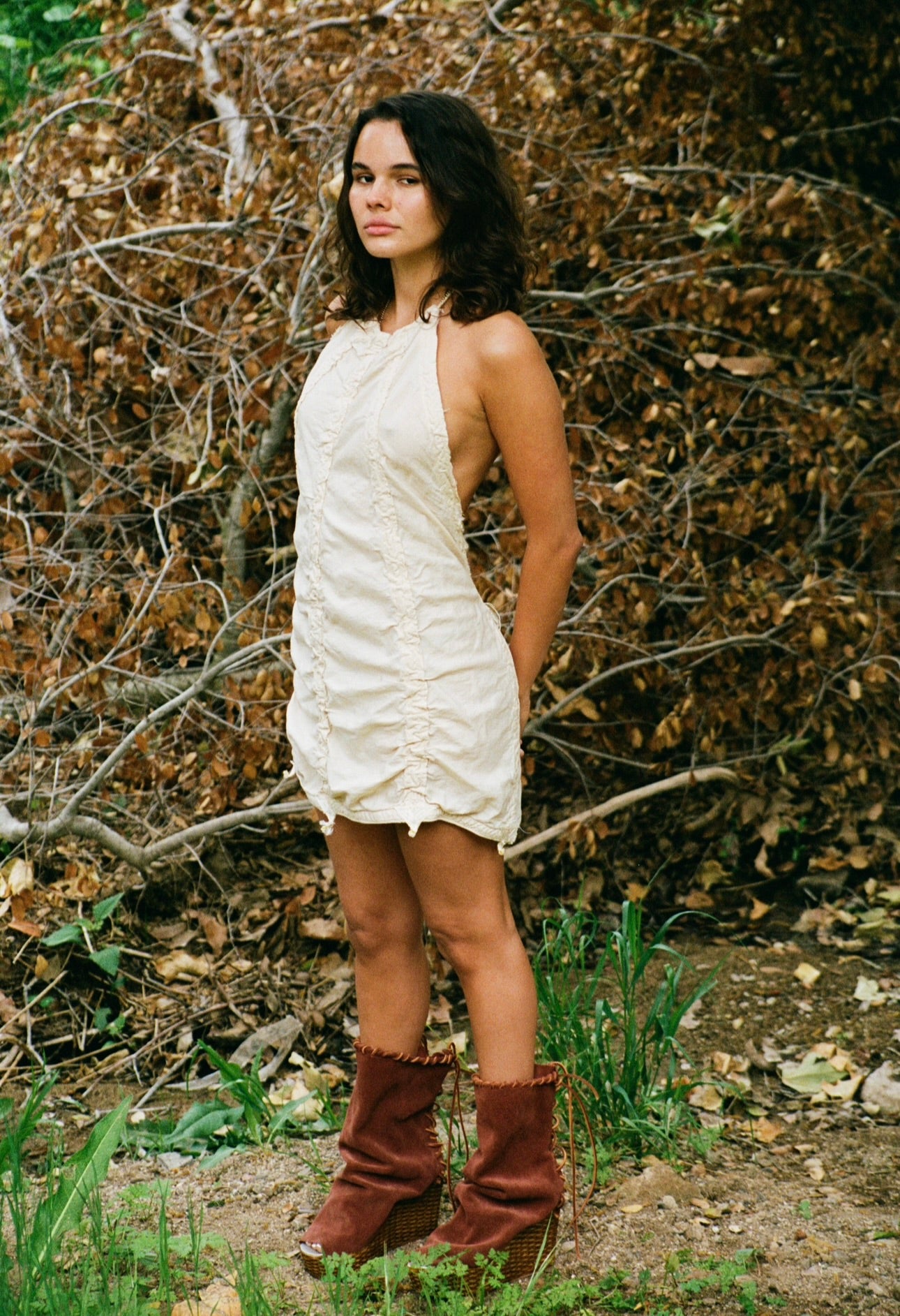 Parachute Halter Top Dress