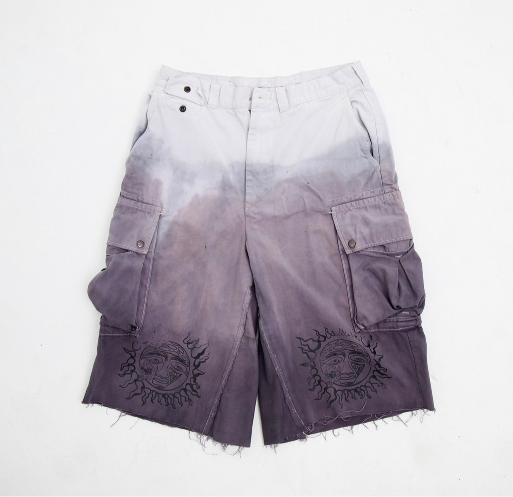 Ombré Cargo Shorts