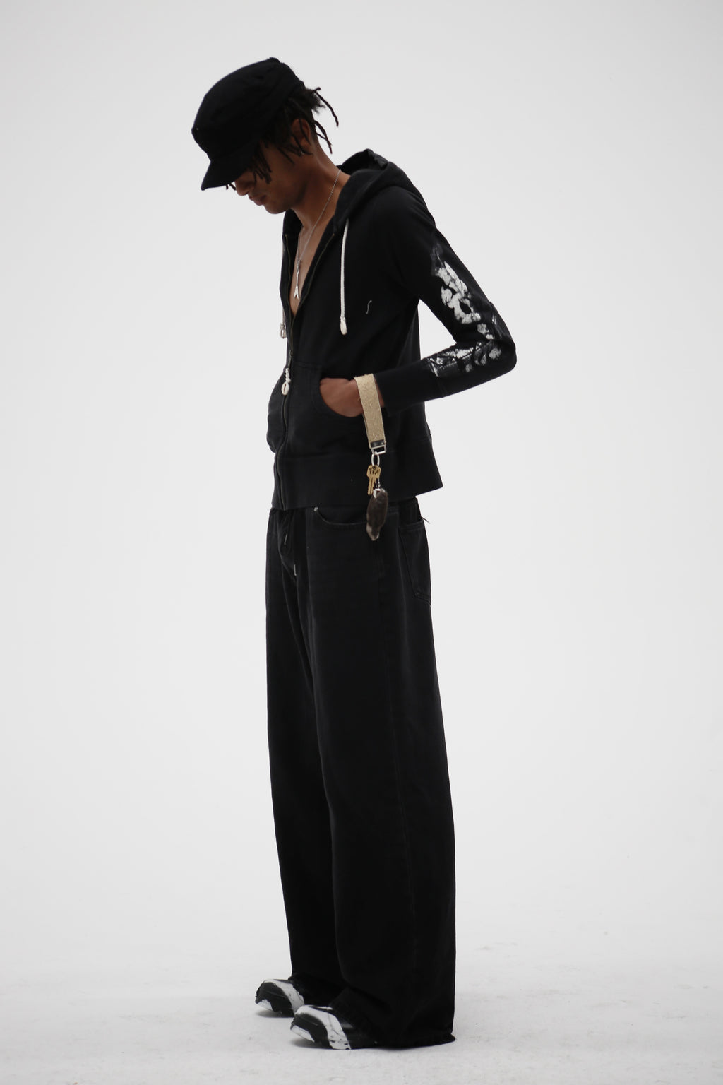 Hand Painted Zebra Rain Boot