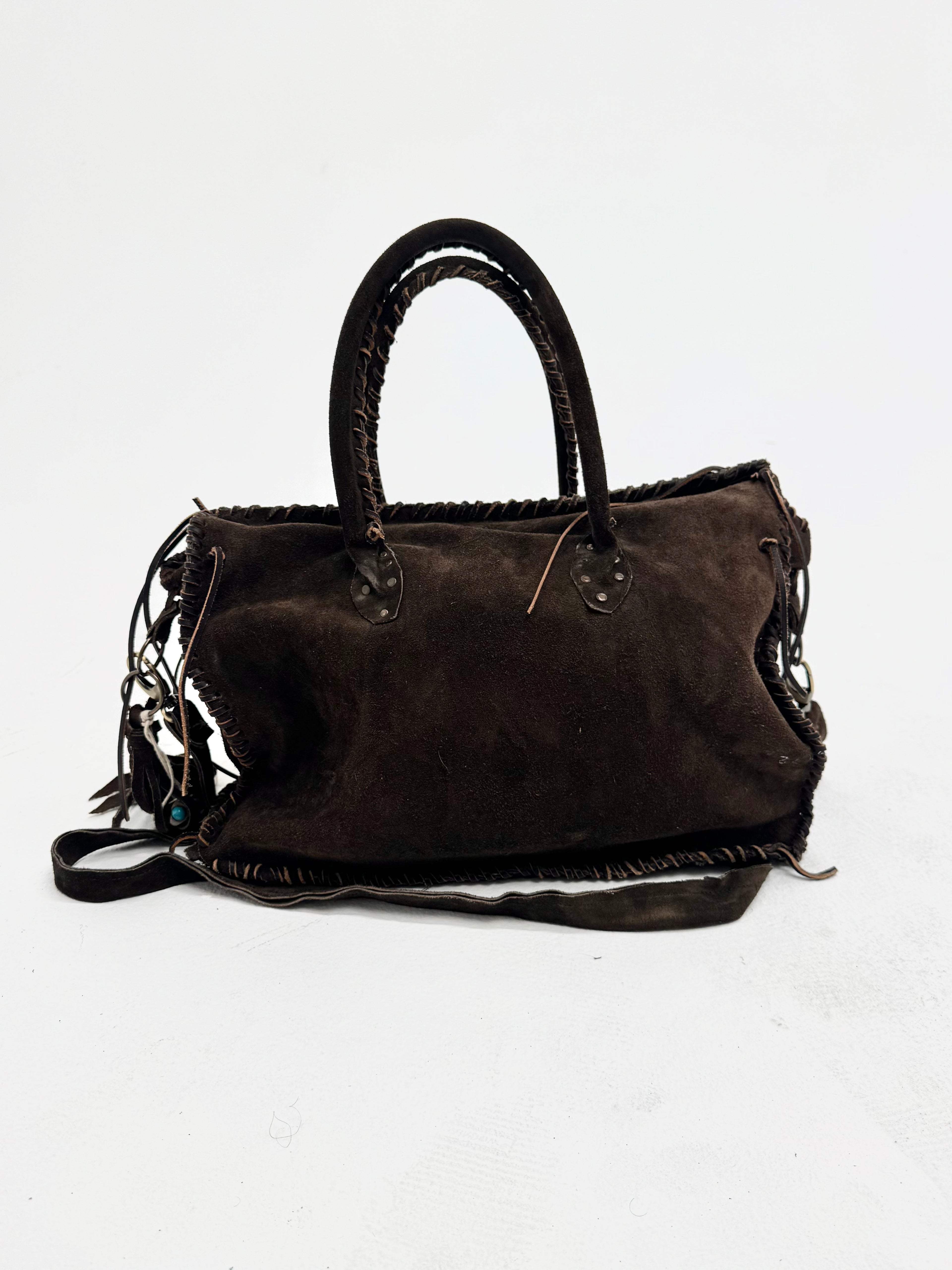 Suede Forager Bag
