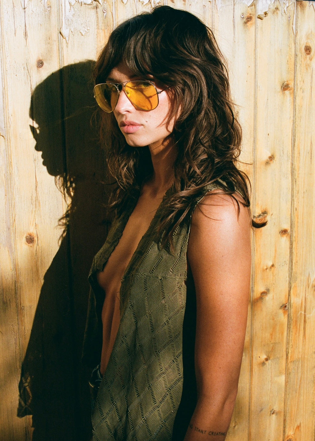 Perforated Suede Vest