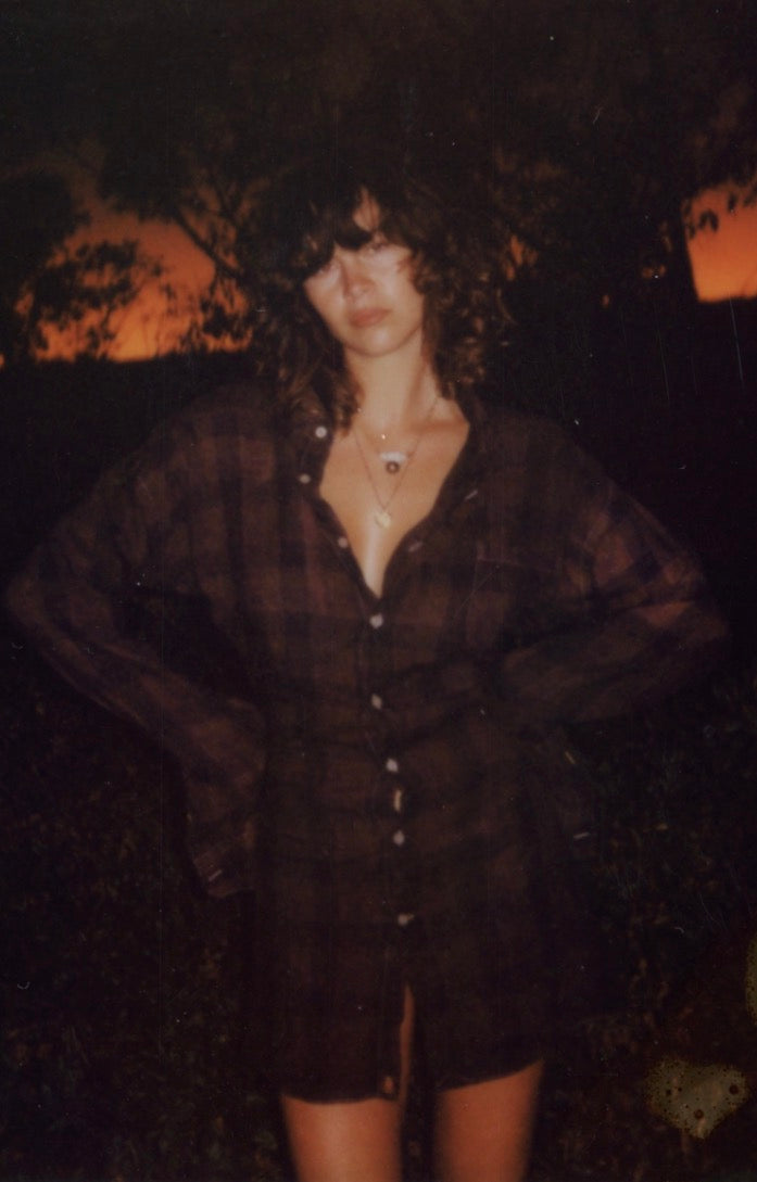 Plaid Button up Dress