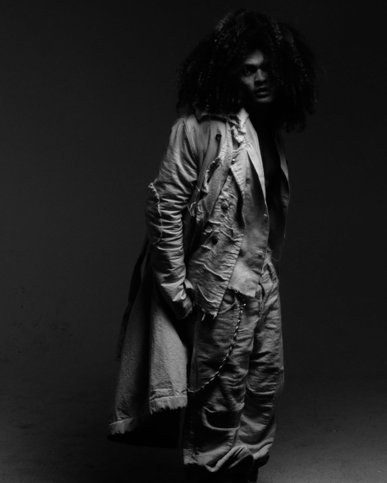 Waxed Cotton Trench Coat