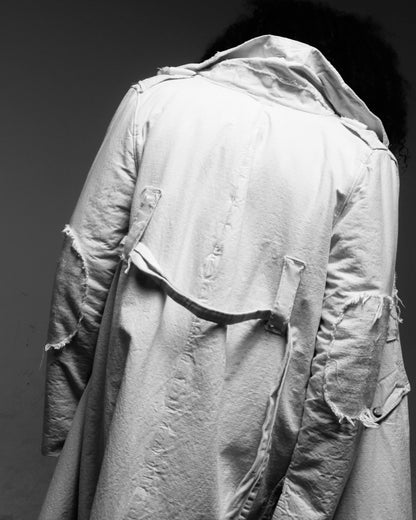 Waxed Cotton Trench Coat