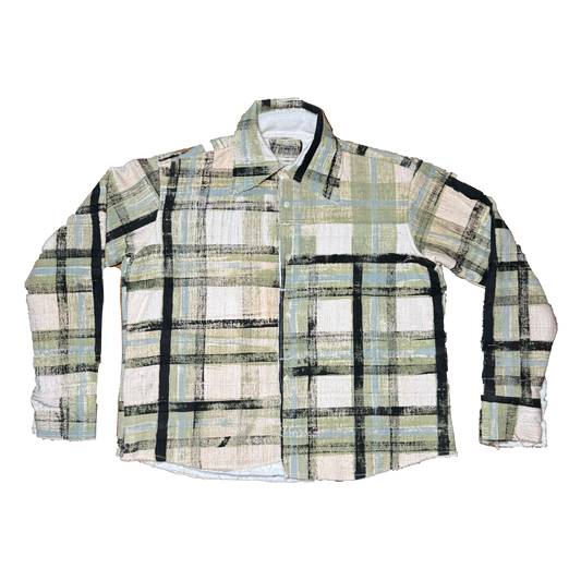 Hand Painted Flannel Jacket 001