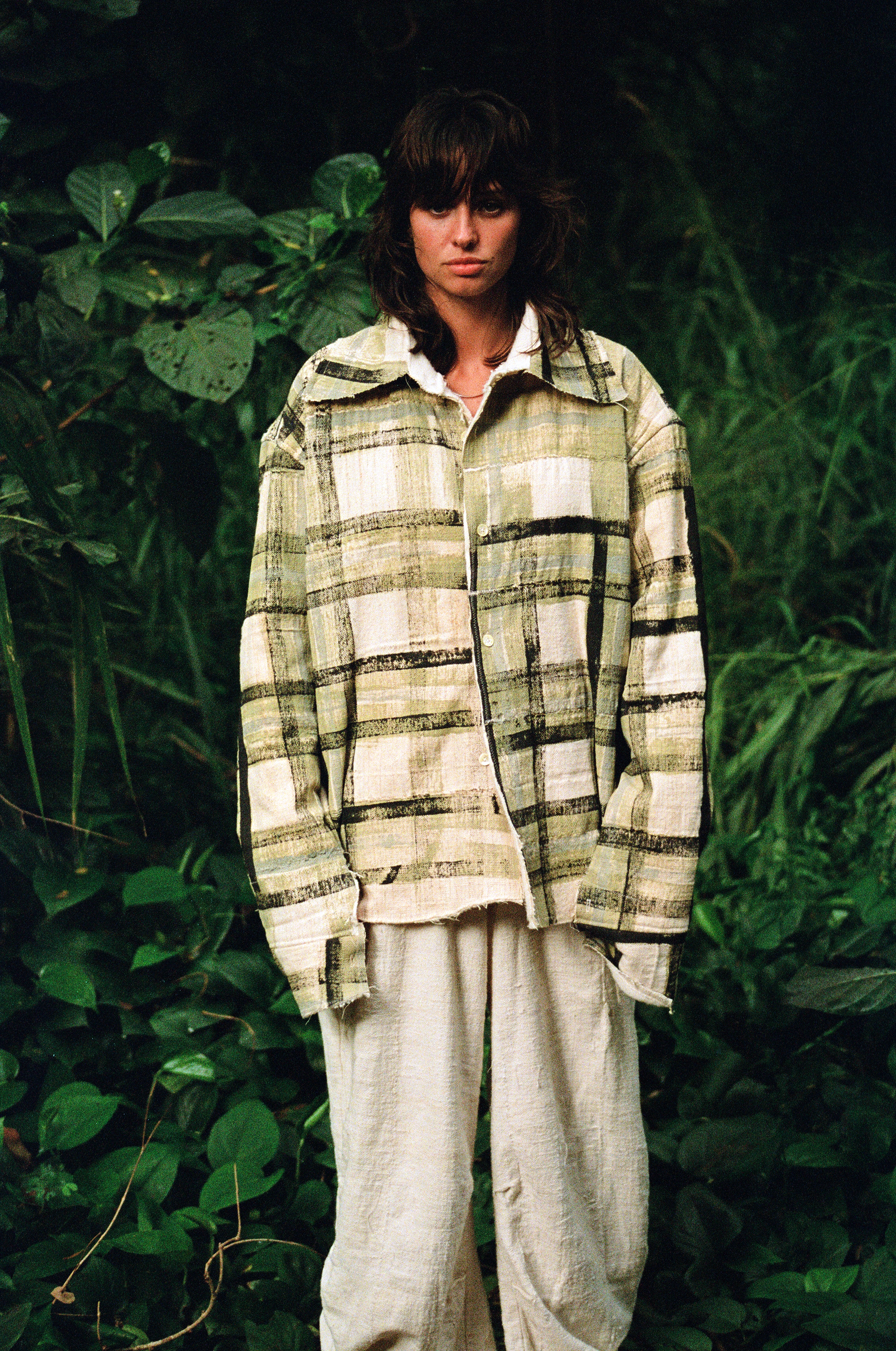 Hand Painted Flannel Jacket 001